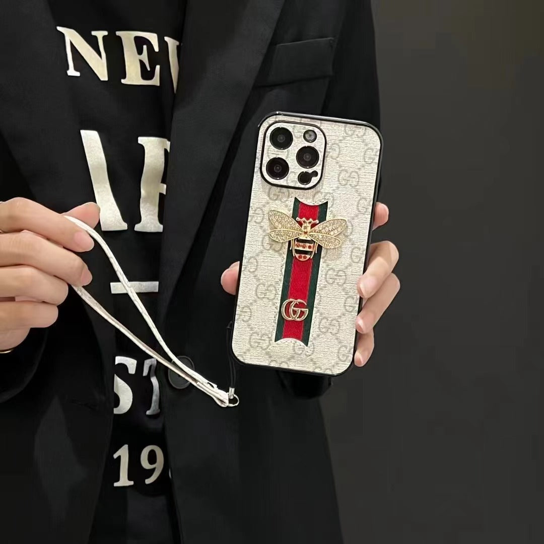 Custodia per telefono con texture ape per iPhone