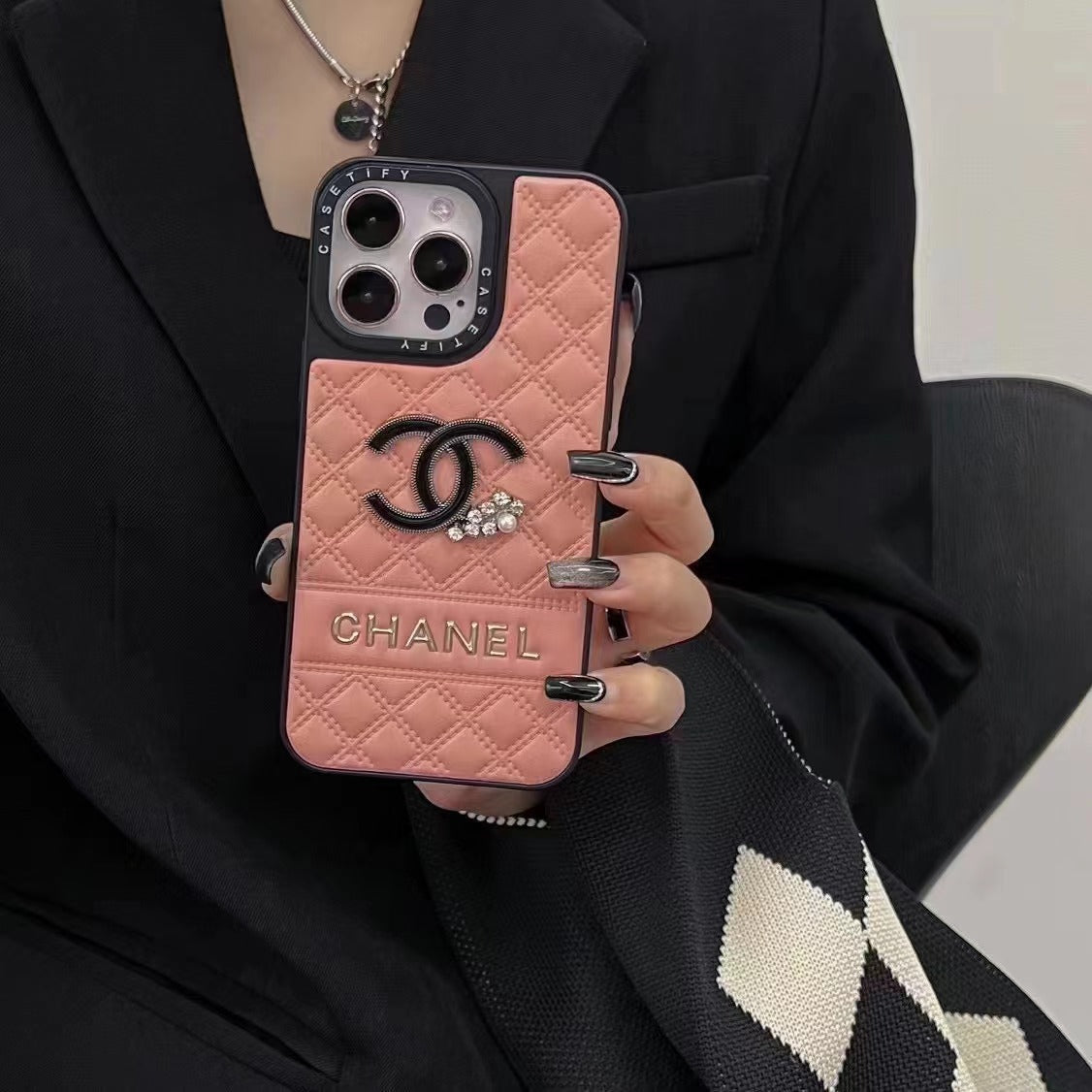 Custodia per telefono con fiori per iPhone