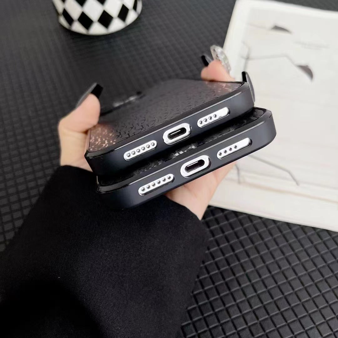 Custodia nera divertente MagSafe per iPhone
