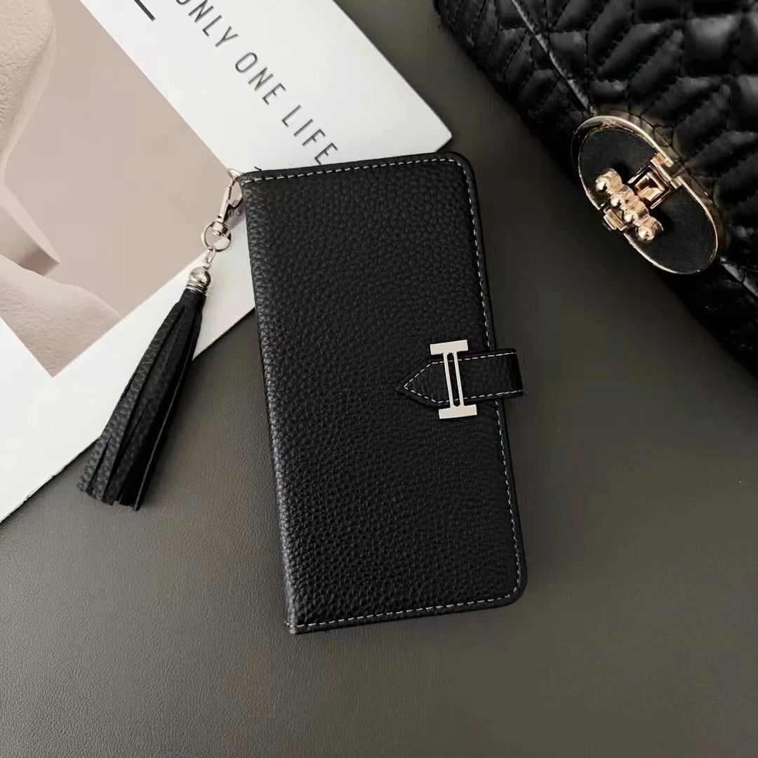 Custodia per telefono in pelle alla moda per iPhone