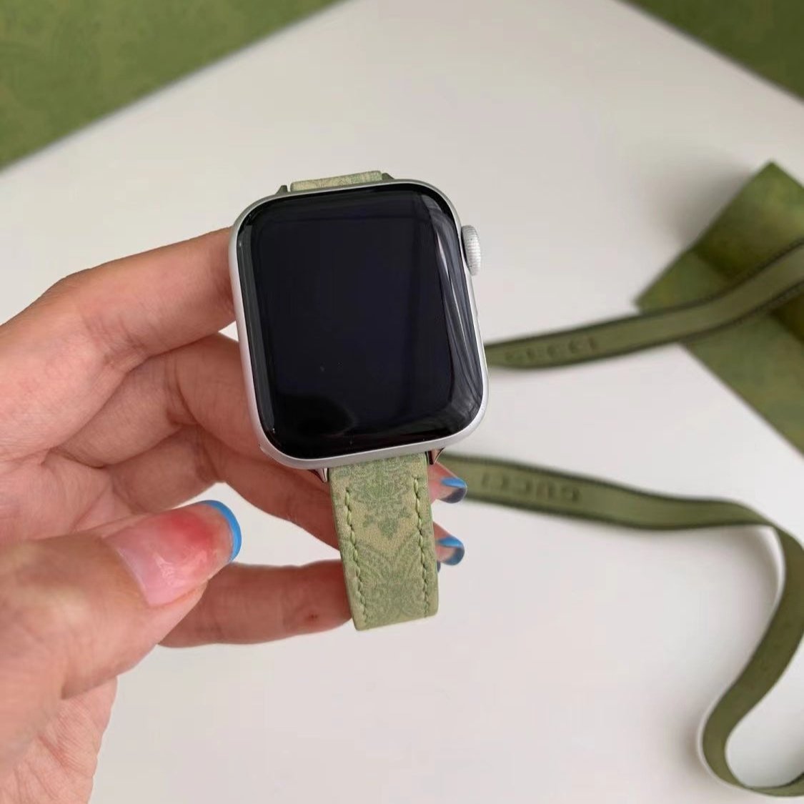 Cinturini per Apple Watch verde fresco