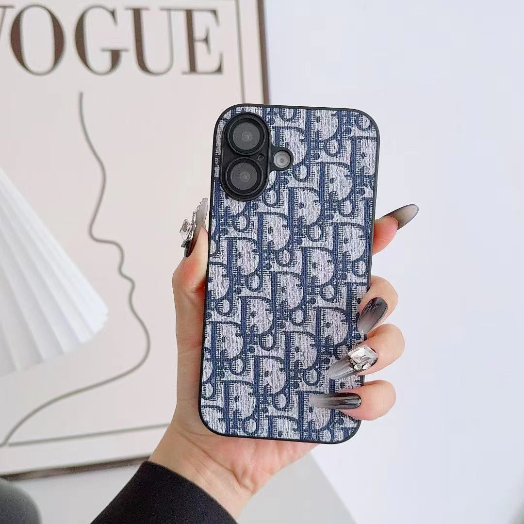 Custodia per telefono con stampa scura per iPhone