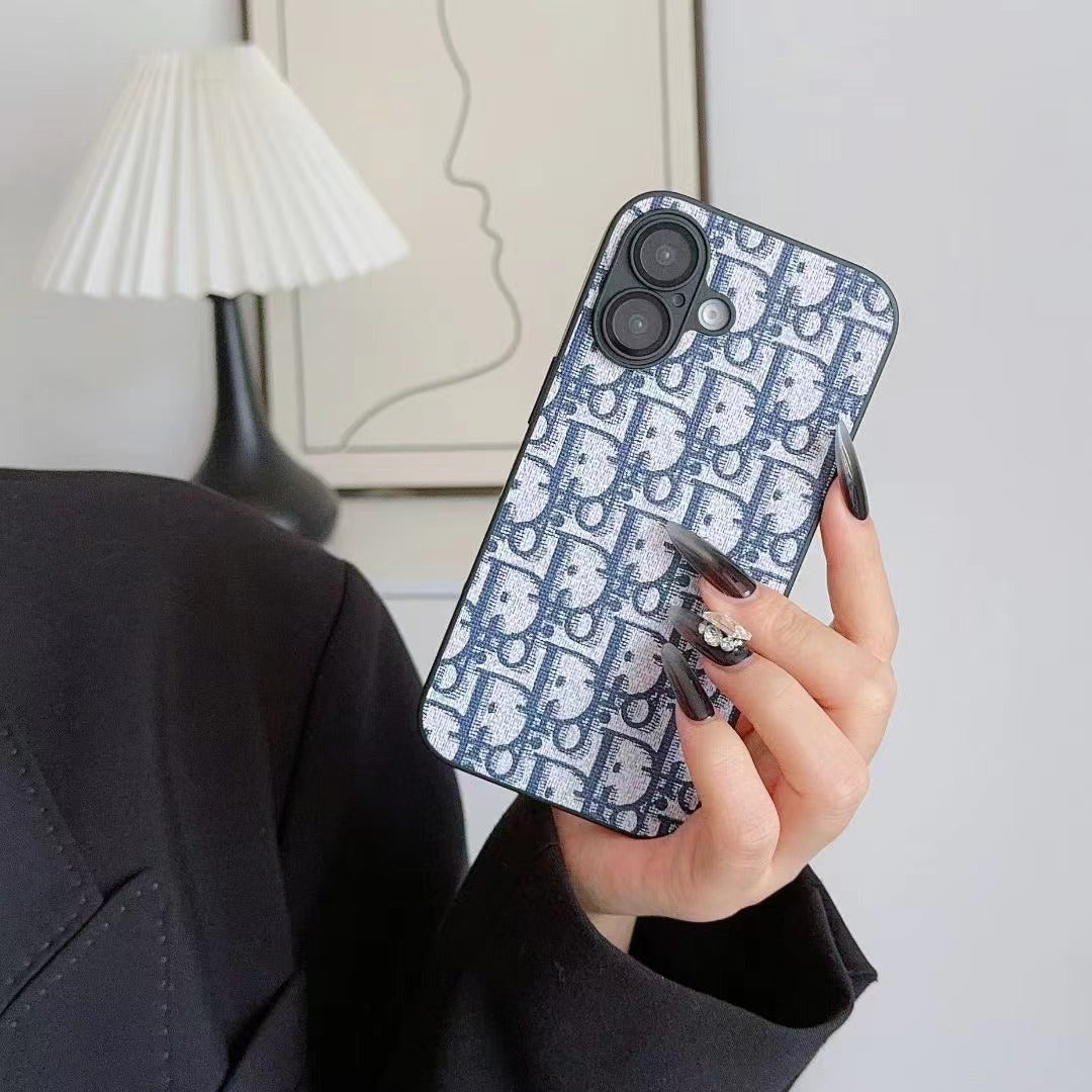 Custodia per telefono con stampa scura per iPhone