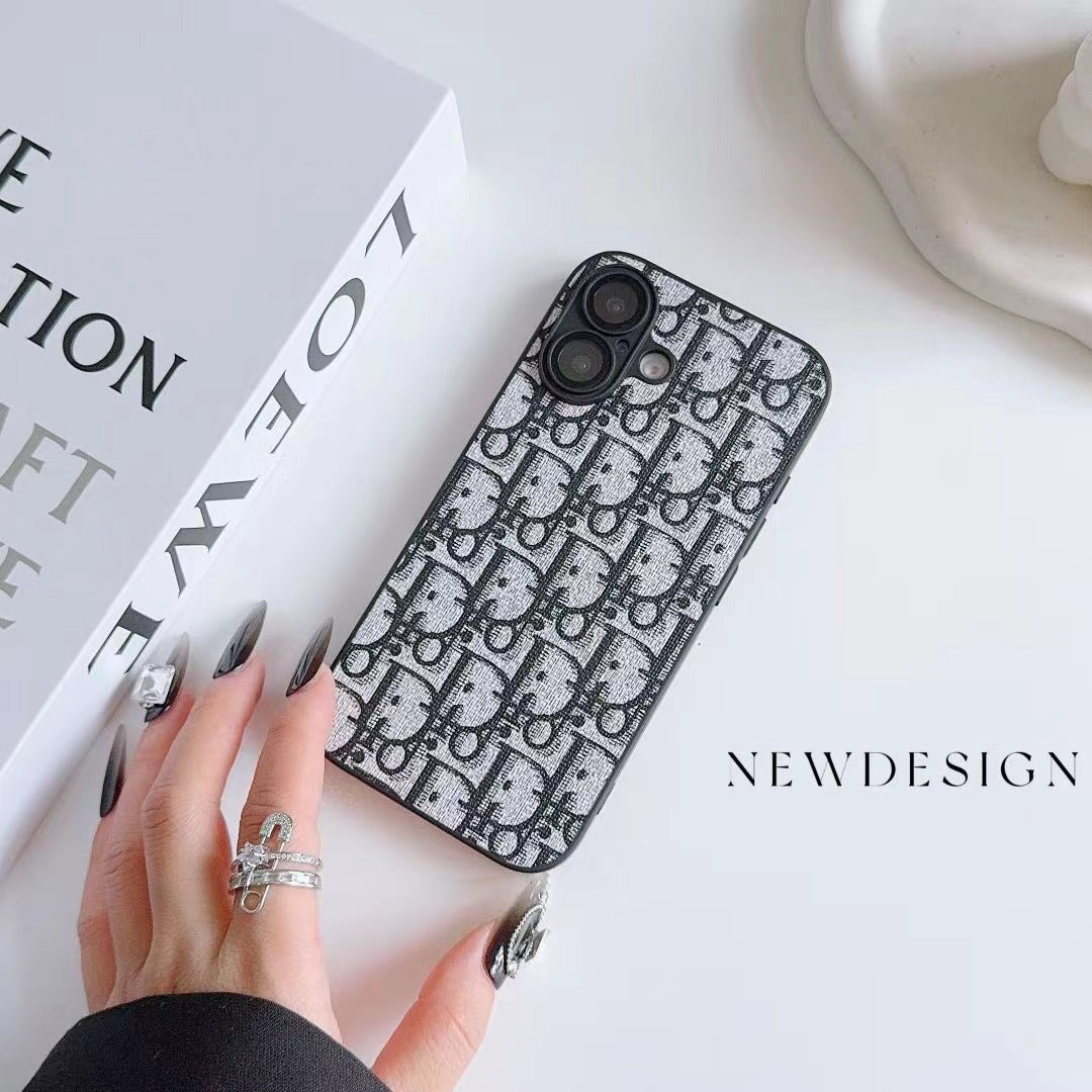 Custodia per telefono con stampa scura per iPhone
