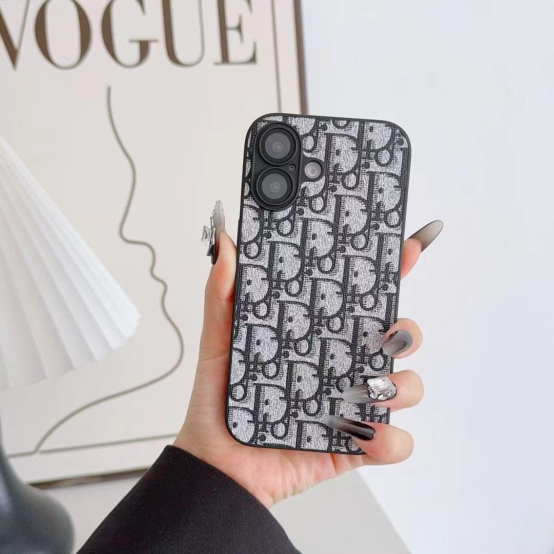 Custodia per telefono con stampa scura per iPhone