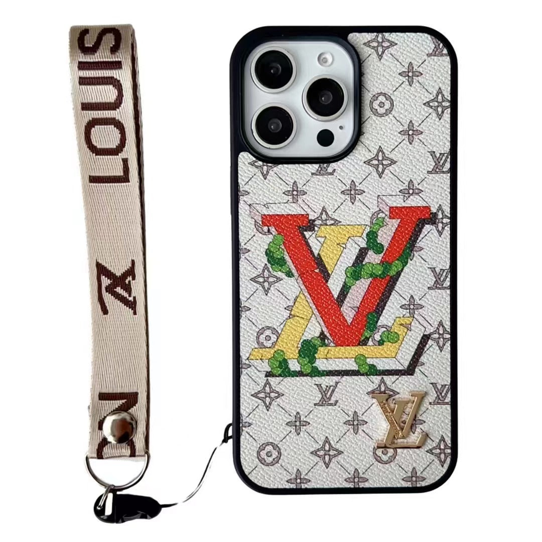 Custodia per telefono con texture alla moda per iPhone