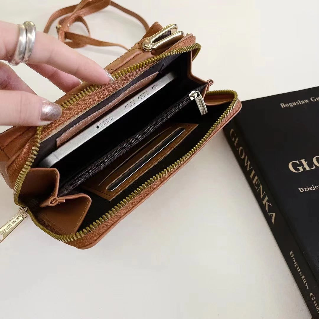 Borsa per telefono con ciondolo scintillante