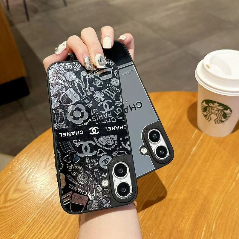 Custodia per telefono con effetto specchio per iPhone
