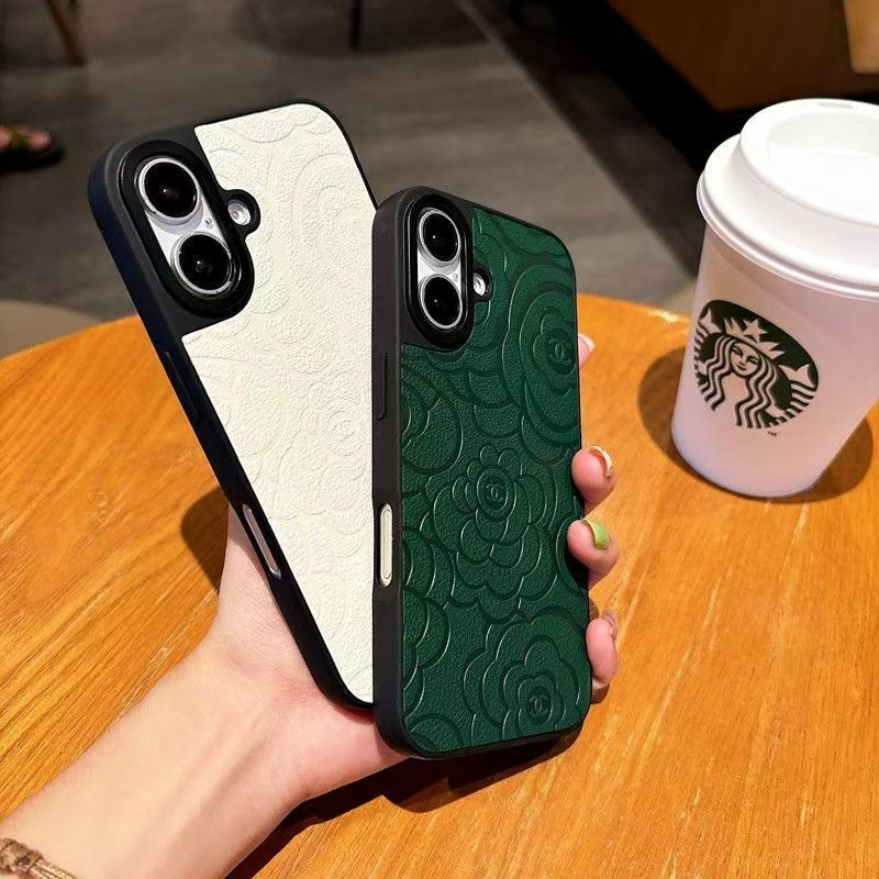 Custodia morbida satinata per iPhone