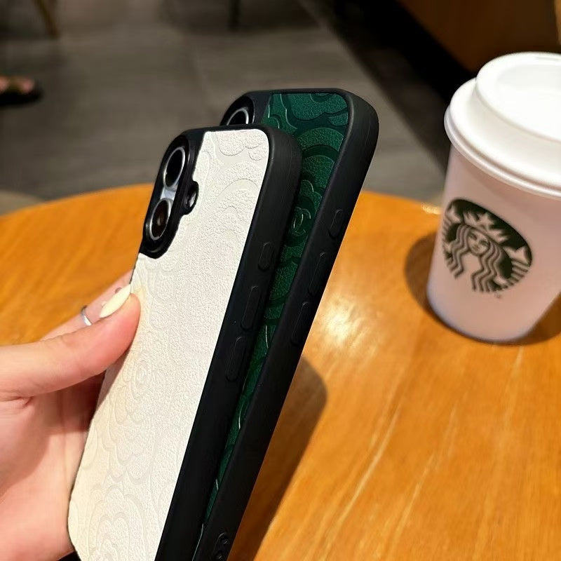 Custodia morbida satinata per iPhone