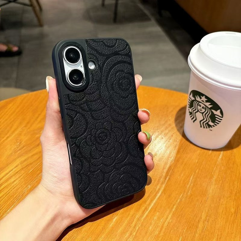 Custodia morbida satinata per iPhone