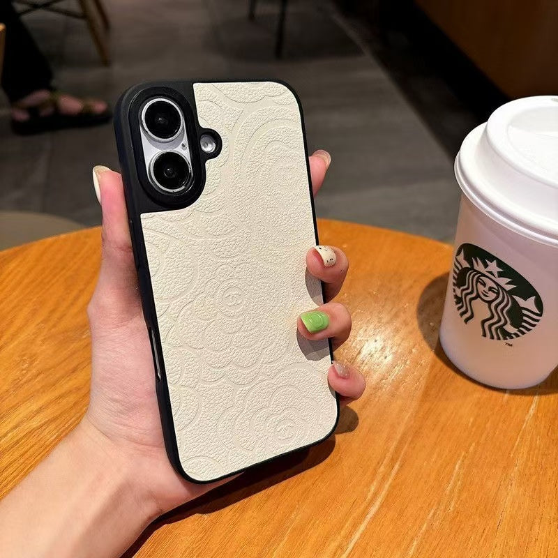 Custodia morbida satinata per iPhone