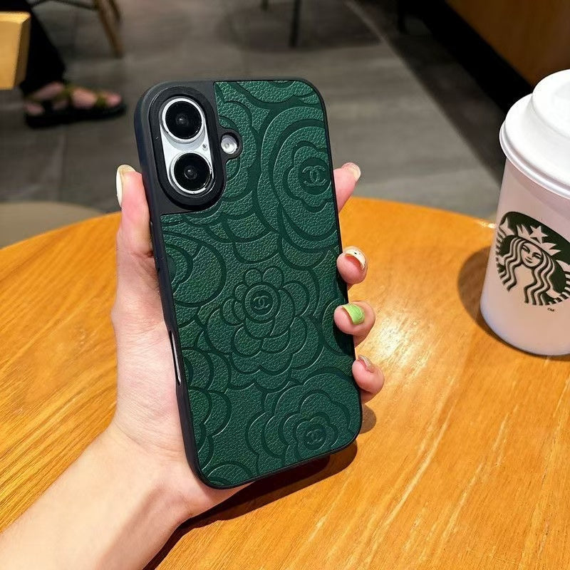 Custodia morbida satinata per iPhone