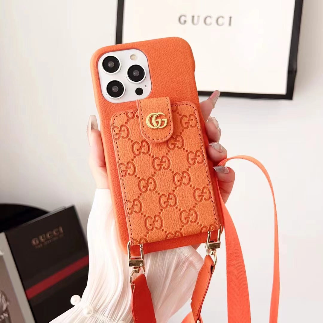 Custodia per telefono con motivo di carta colorata per iPhone