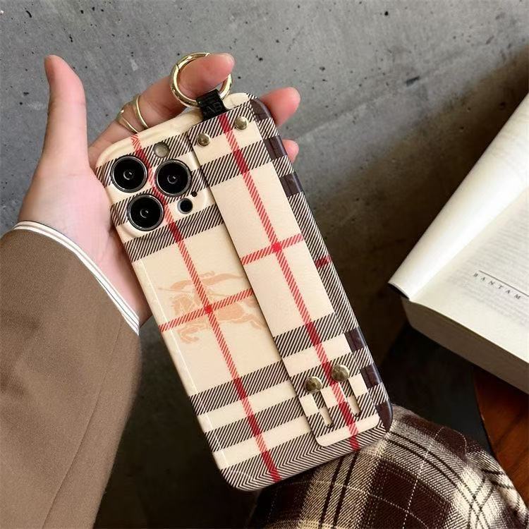 Custodia per telefono beige alla moda per iPhone