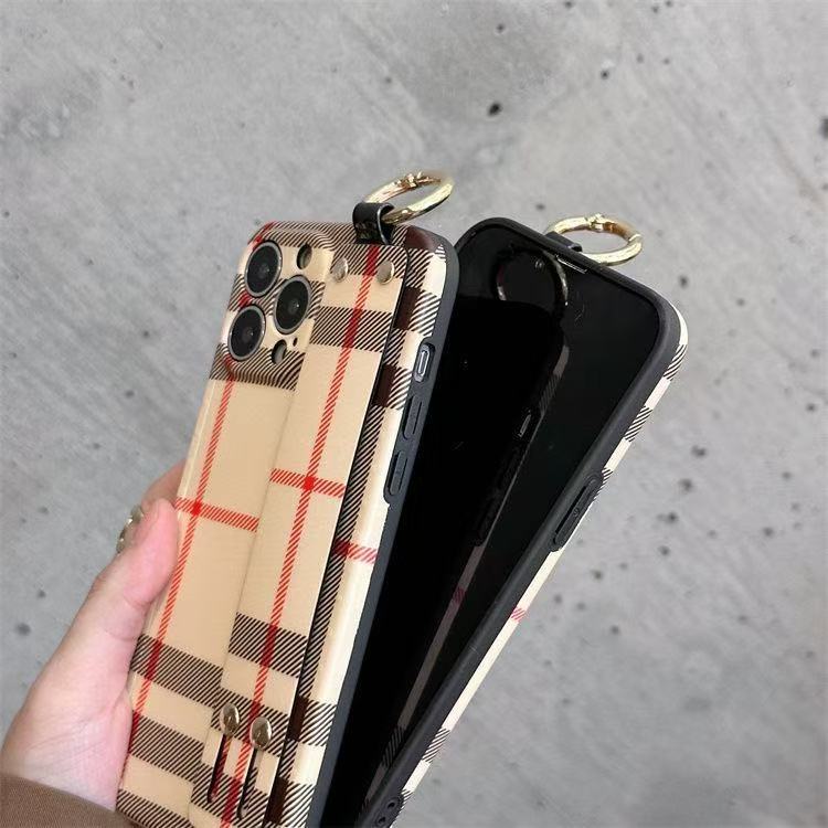 Custodia per telefono beige alla moda per iPhone