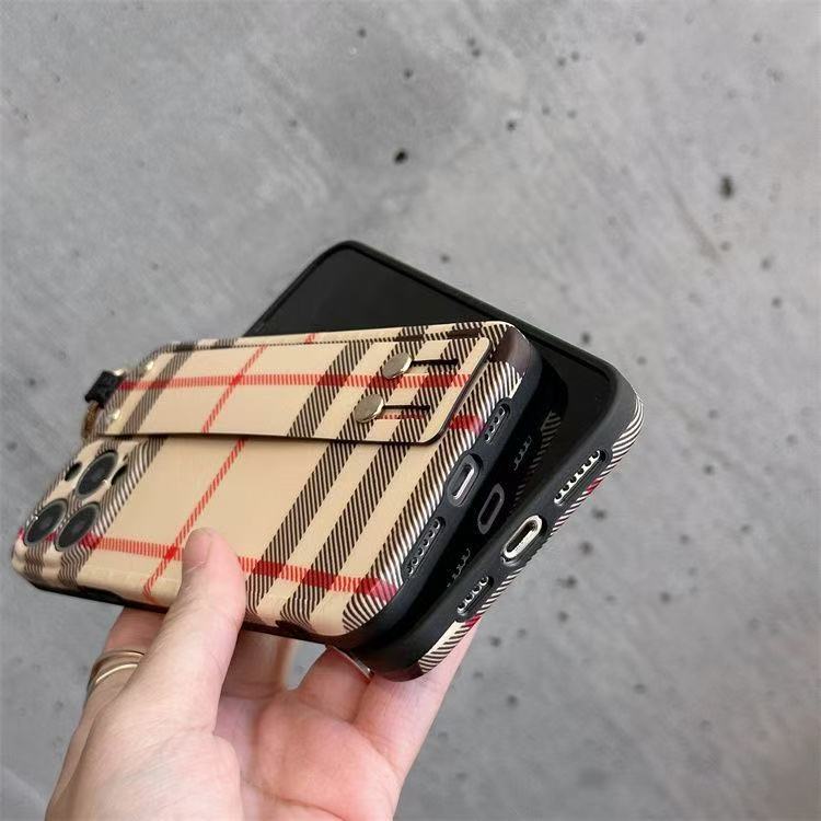 Custodia per telefono beige alla moda per iPhone