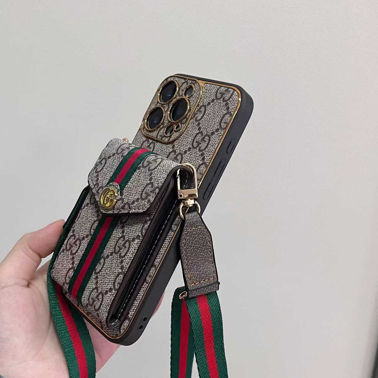 Custodia per telefono con cinturino classico per iPhone
