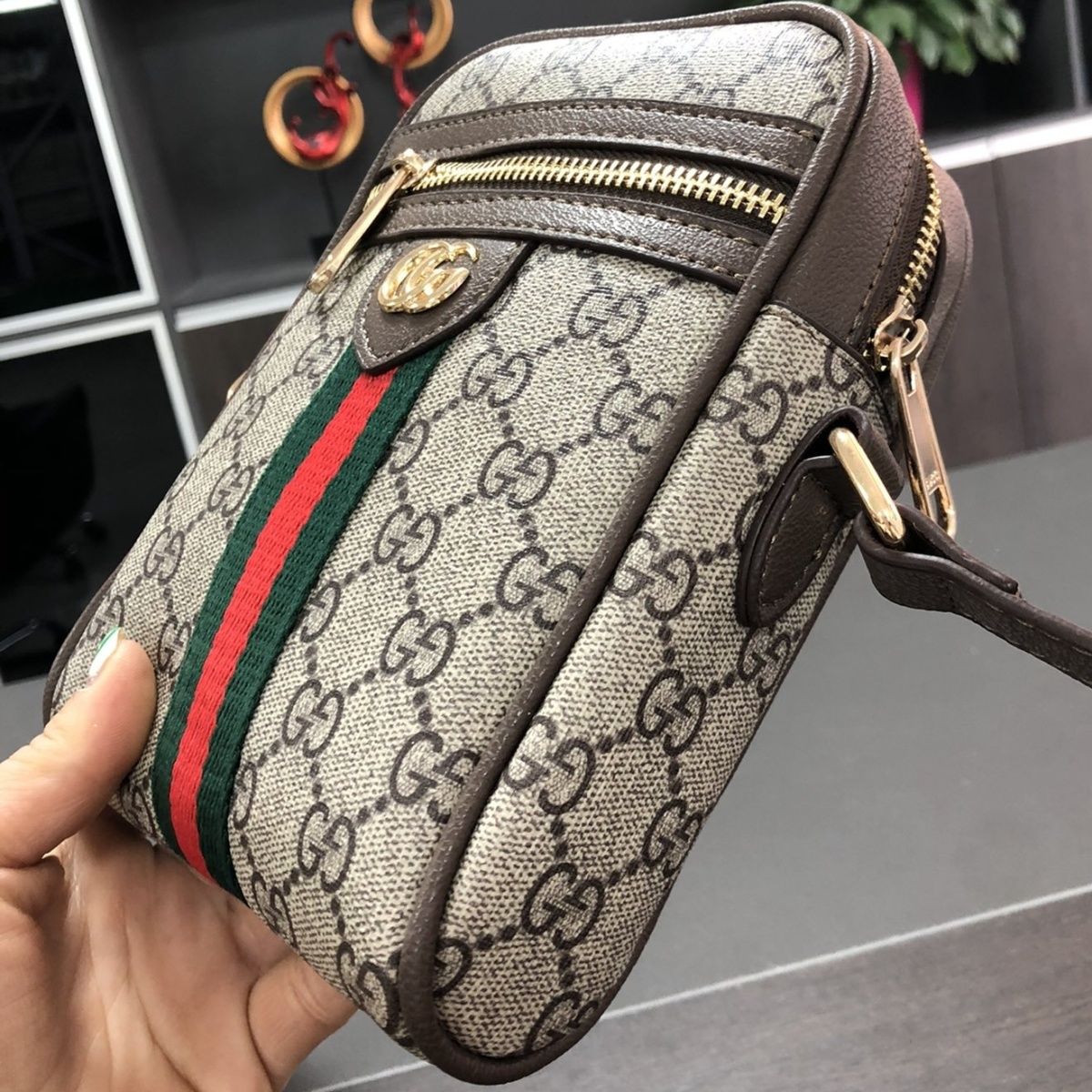 Borsa per telefono Trend Grey Coin