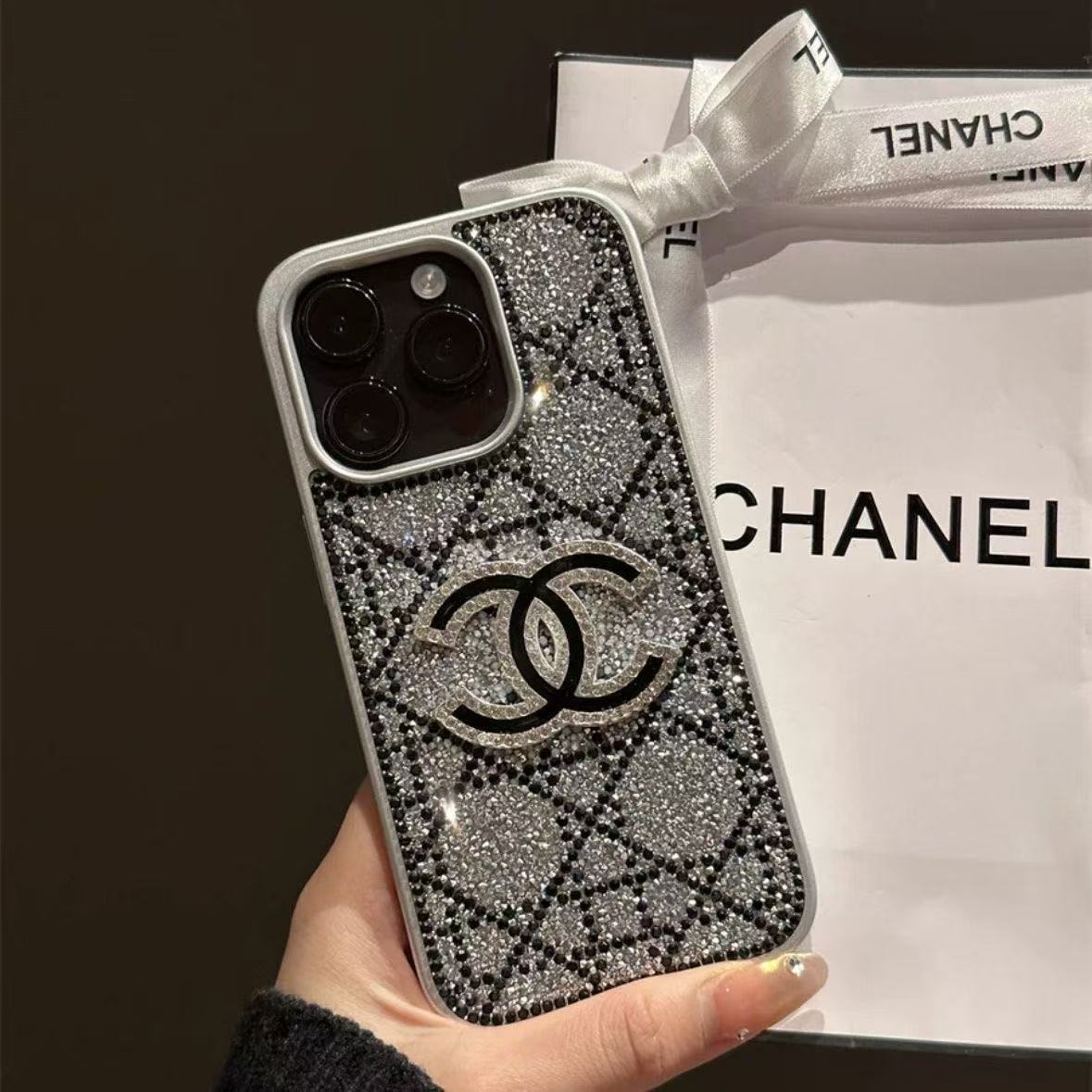 Custodia per telefono con diamanti scintillanti per iPhone