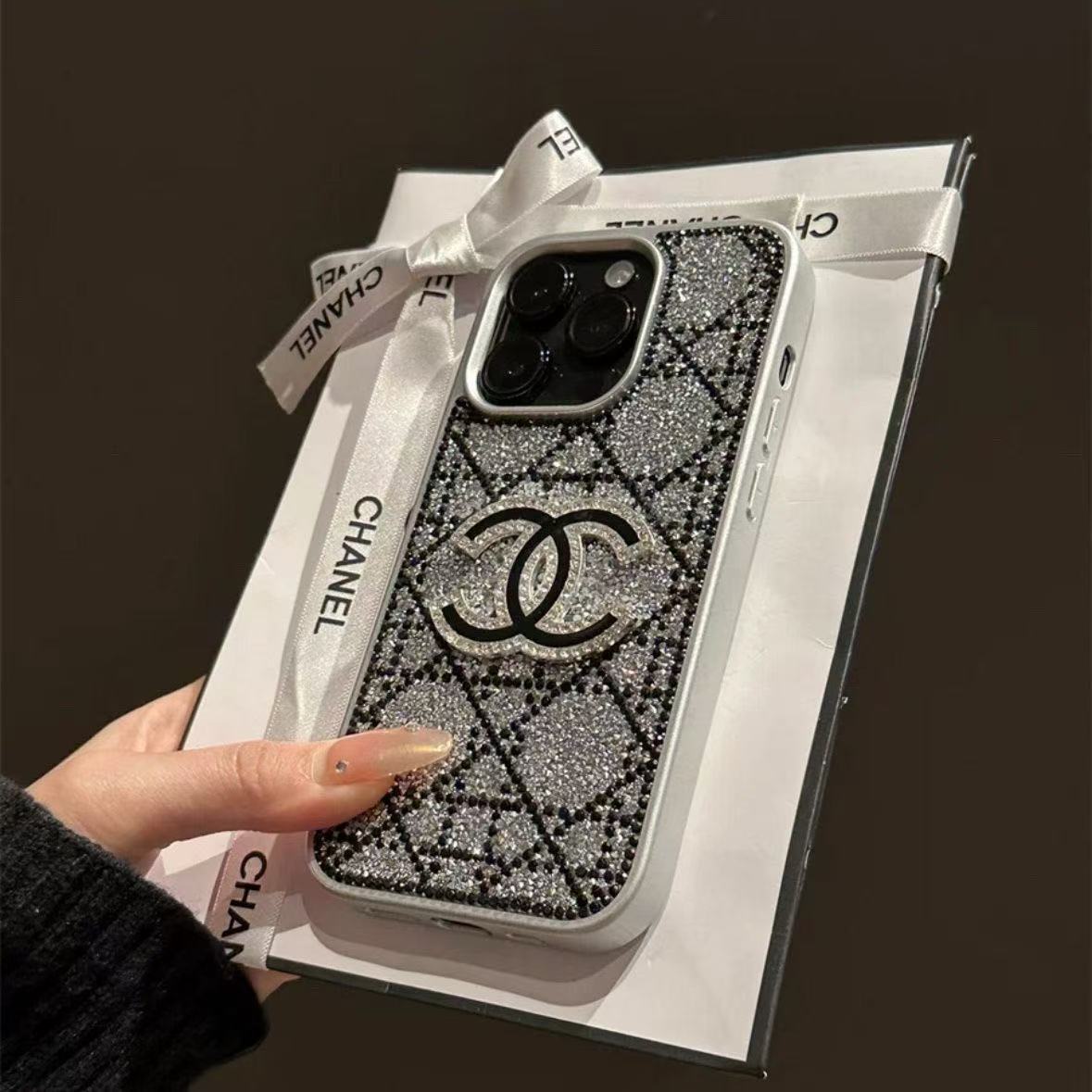 Custodia per telefono con diamanti scintillanti per iPhone