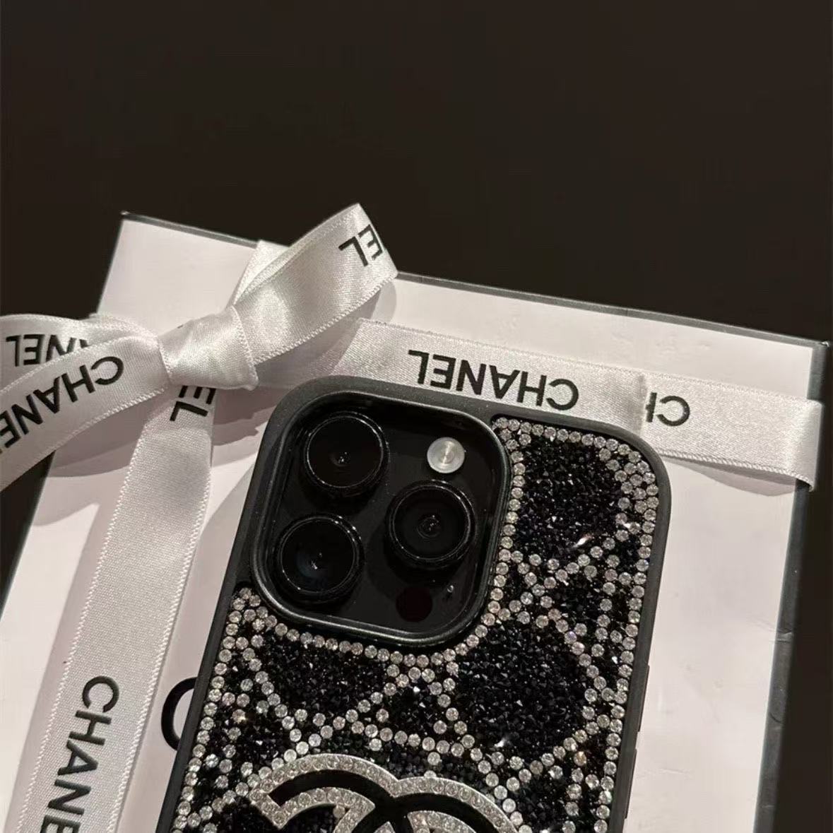 Custodia per telefono con diamanti scintillanti per iPhone