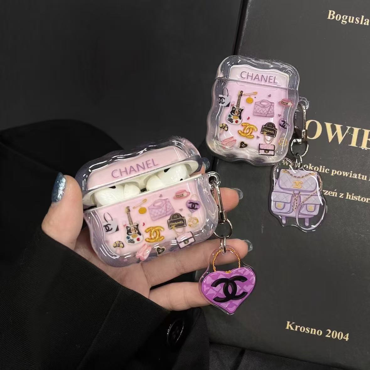 Cute Silicone Pattern AirPods Case