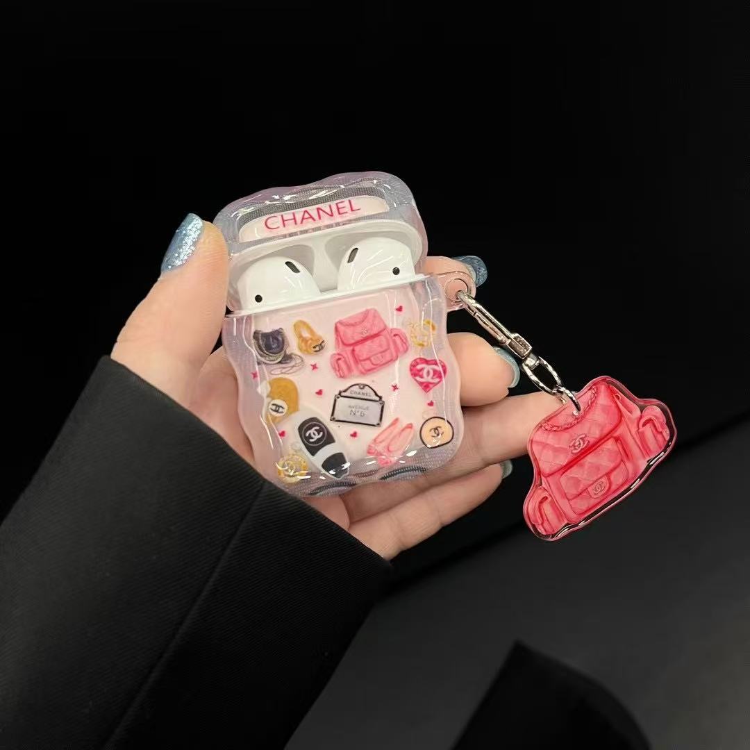 Cute Silicone Pattern AirPods Case