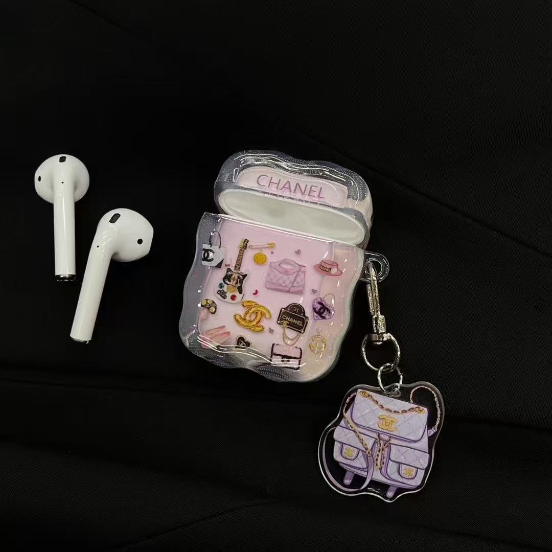 Cute Silicone Pattern AirPods Case