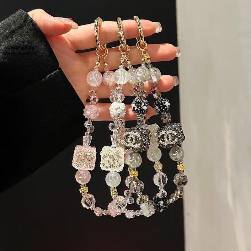 Colorful Bling Chain Phone Charm
