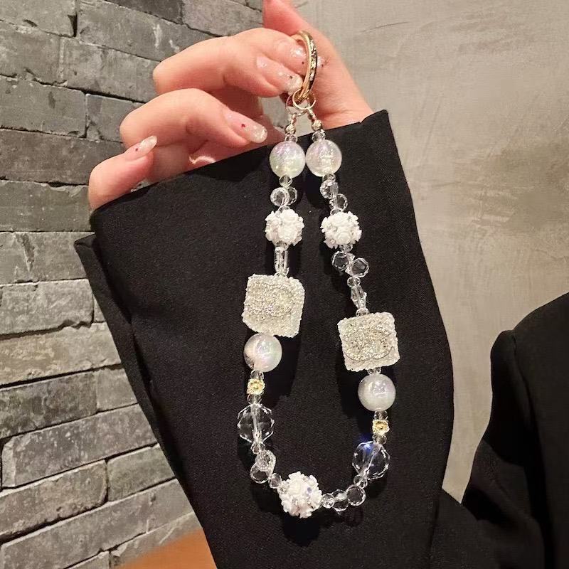 Colorful Bling Chain Phone Charm