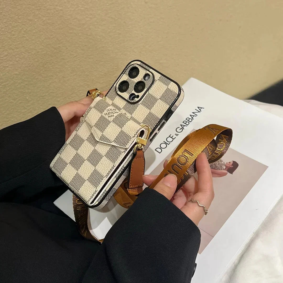 Elegante custodia a tracolla per iPhone