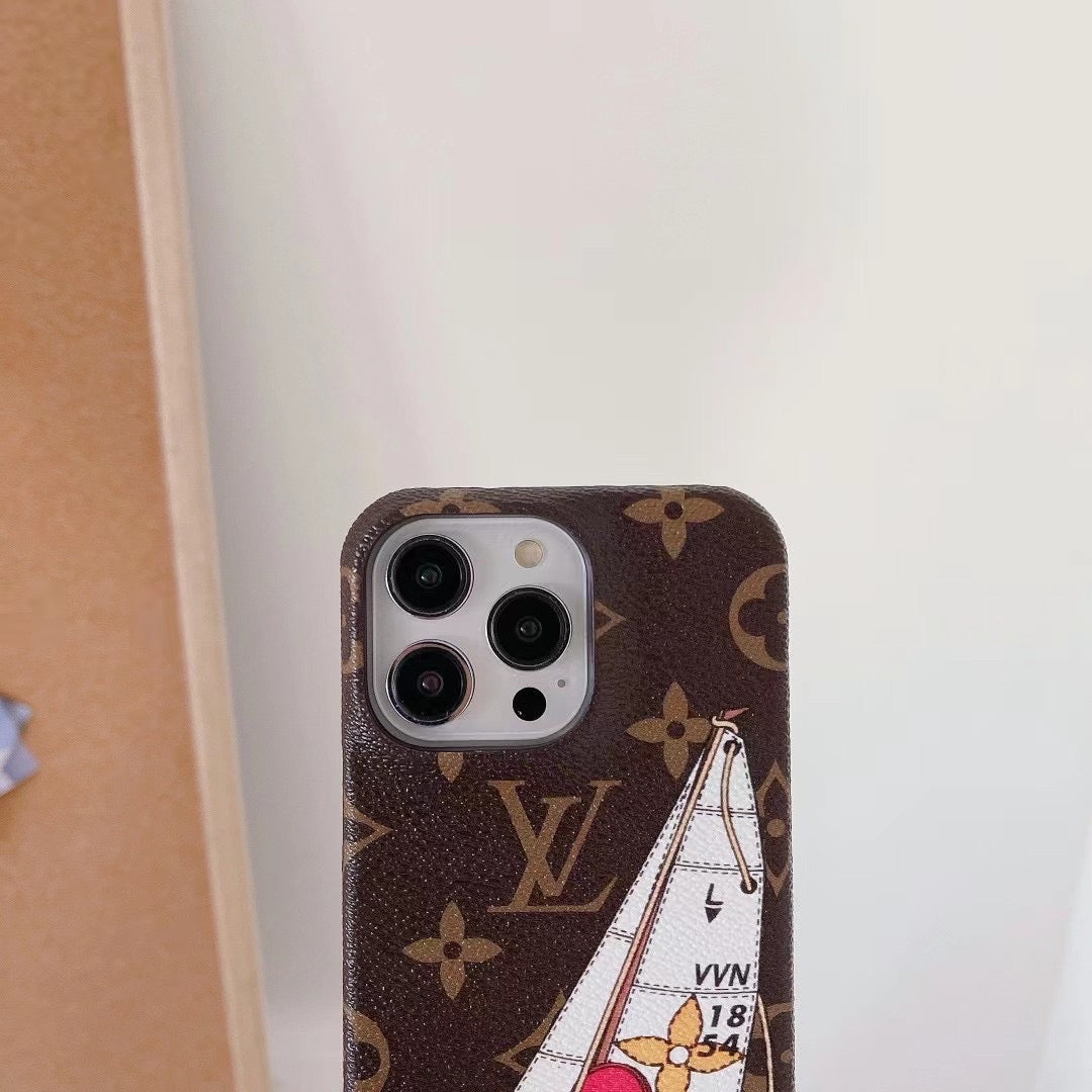 Custodia per iPhone con design di barche