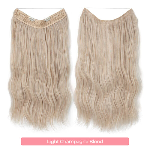 Splendide extension per capelli ondulati con alone