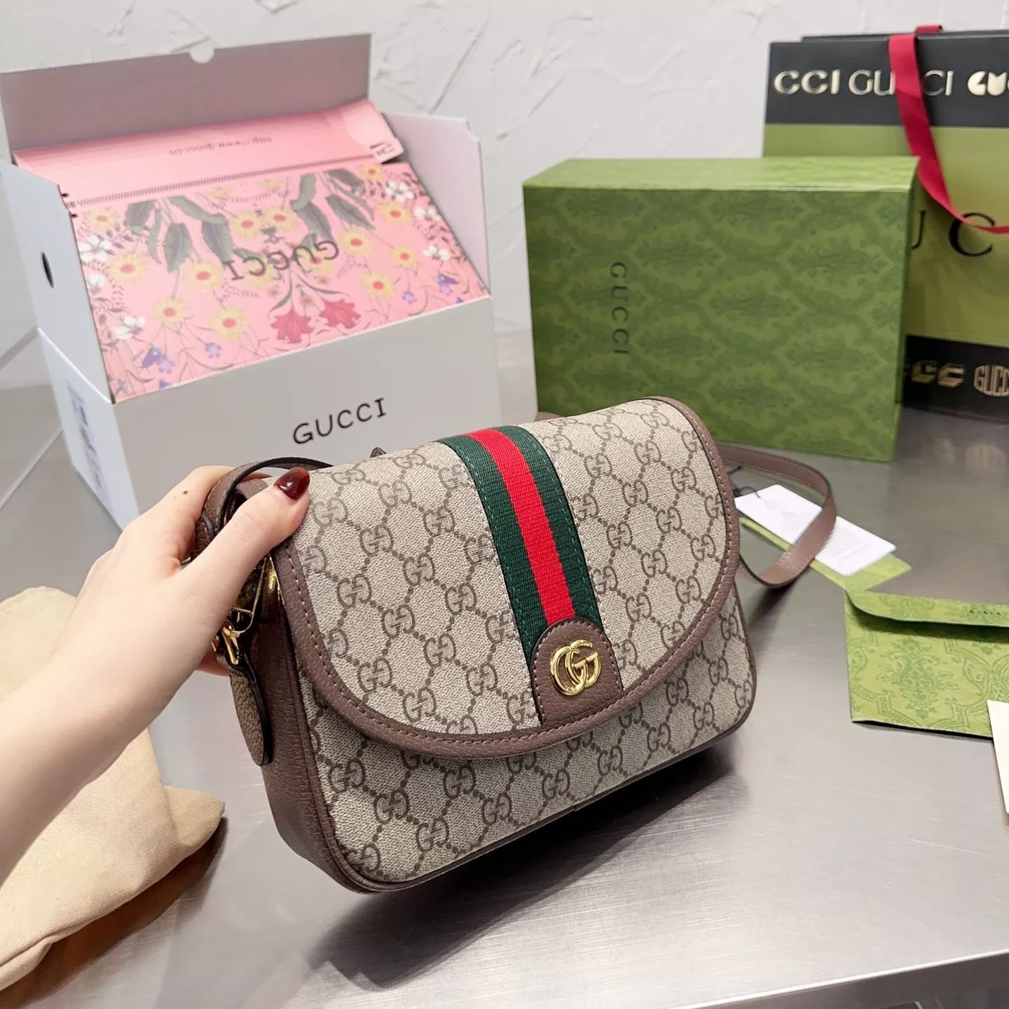 Borsa da sella di grande capacità serie Ophidia