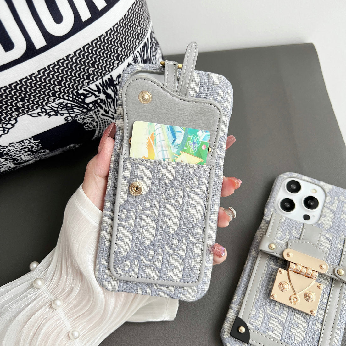Stoff-Kartenhalter Galaxy Case für Samsung
