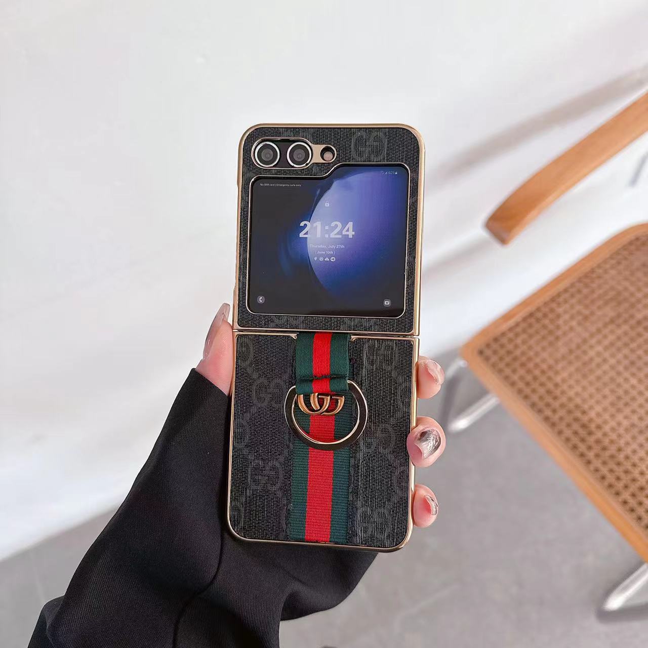 Coque Galaxy grise pour Samsung