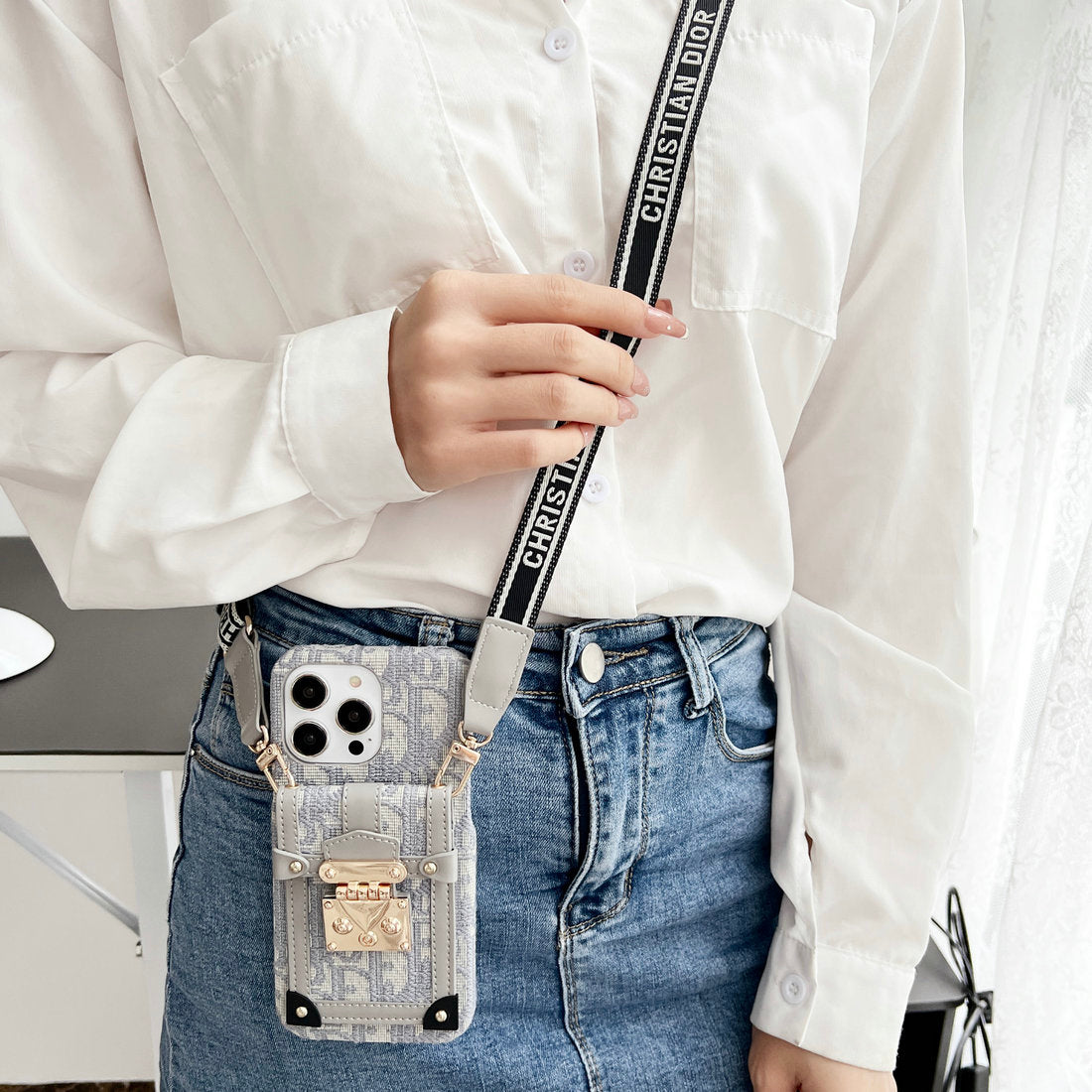Stoff-Kartenhalter Galaxy Case für Samsung