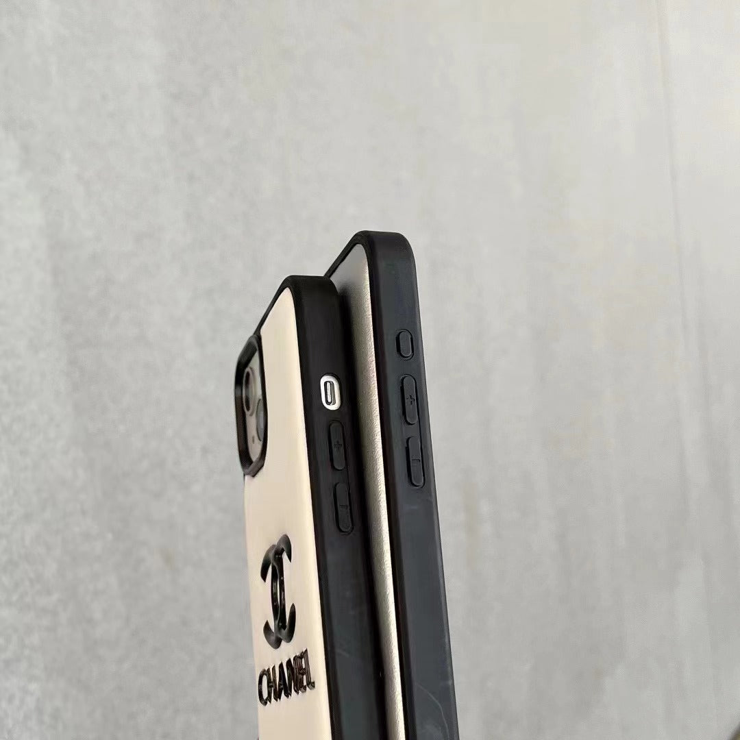 Custodia per telefono con lettere alla moda per iPhone