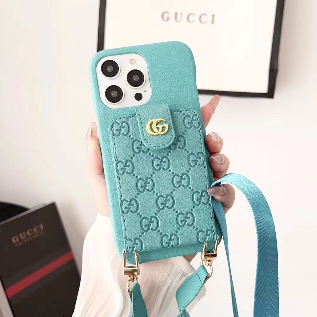 Custodia per telefono con motivo di carta colorata per iPhone