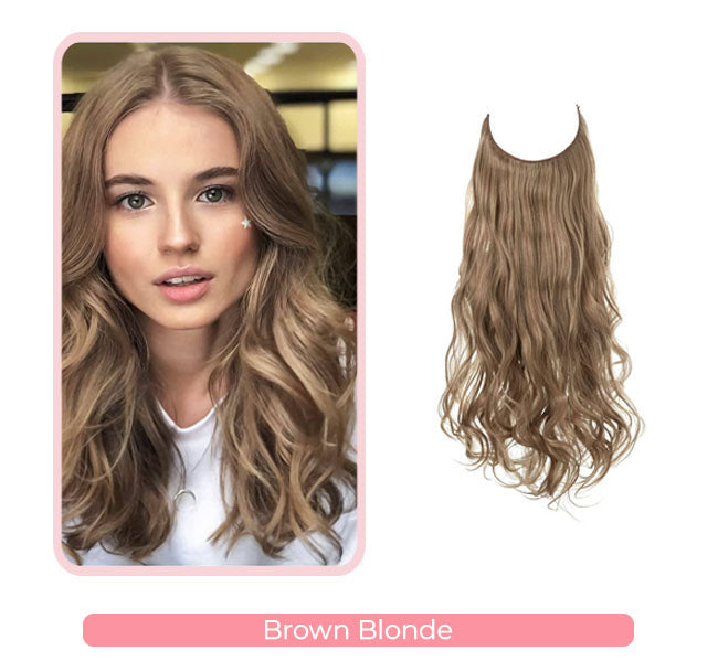 Splendide extension per capelli ondulati con alone
