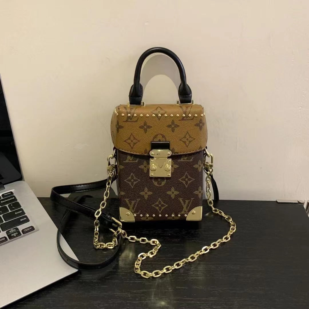 Borsa portatile metallica alla moda