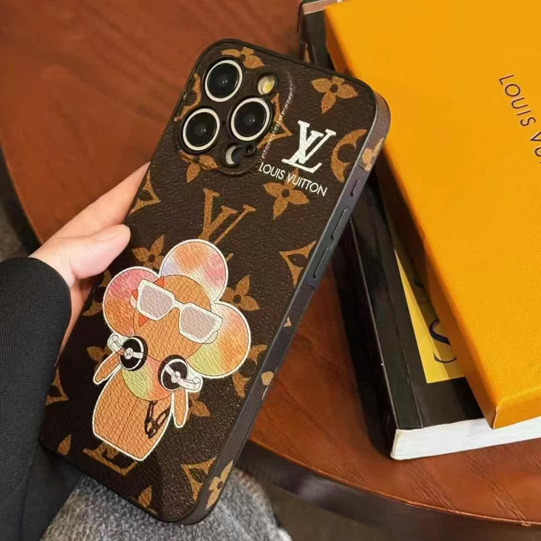 Custodia per telefono a forma di bambola girasole per iPhone