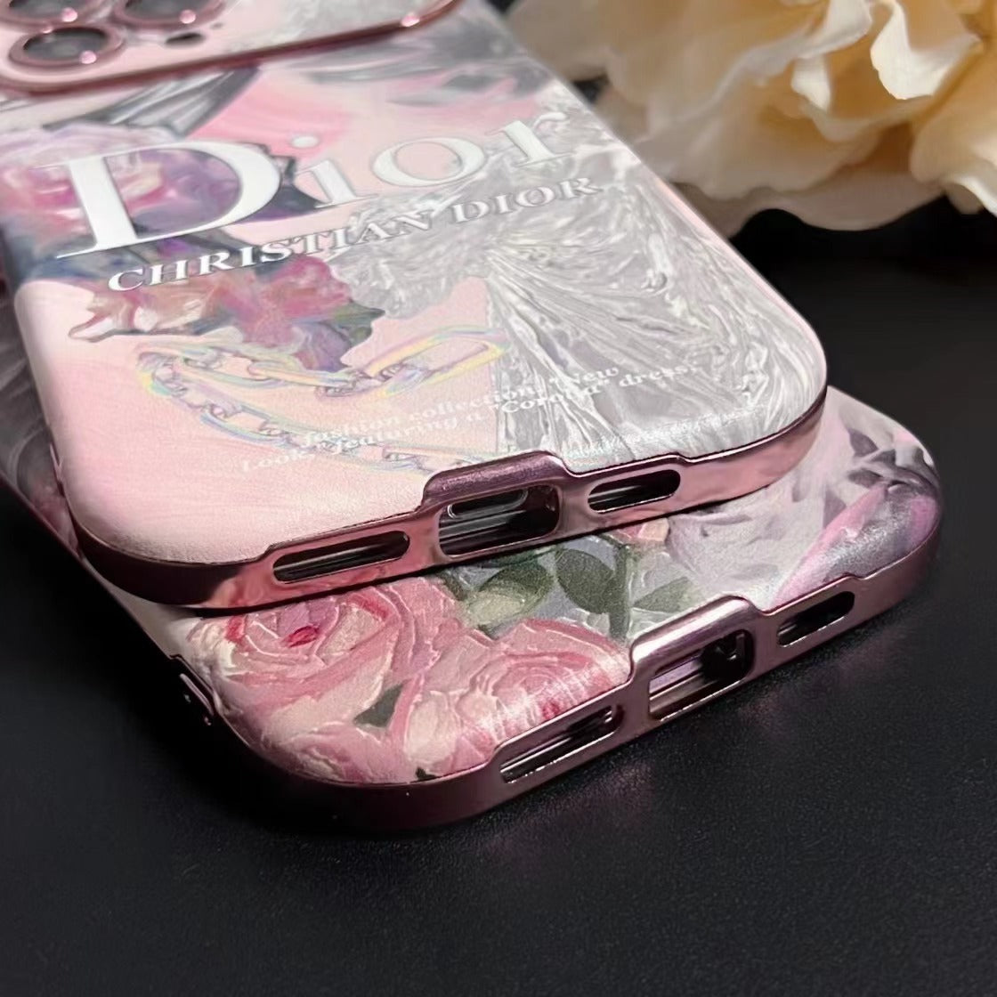 Custodia per telefono con design a fotocamera completa per iPhone