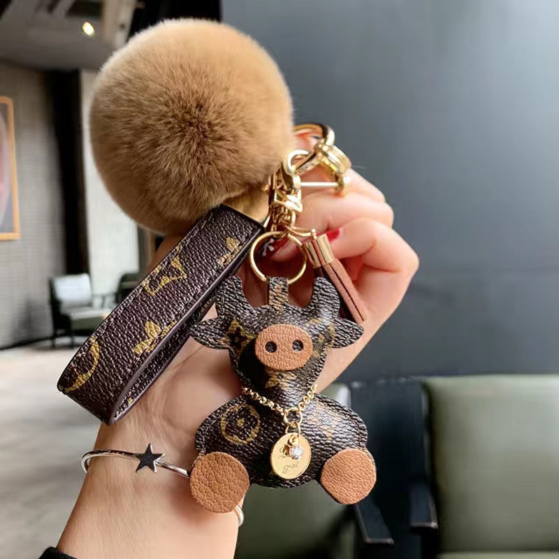 Creative Cow Fresh Key Chain Pendant - ERPOQ