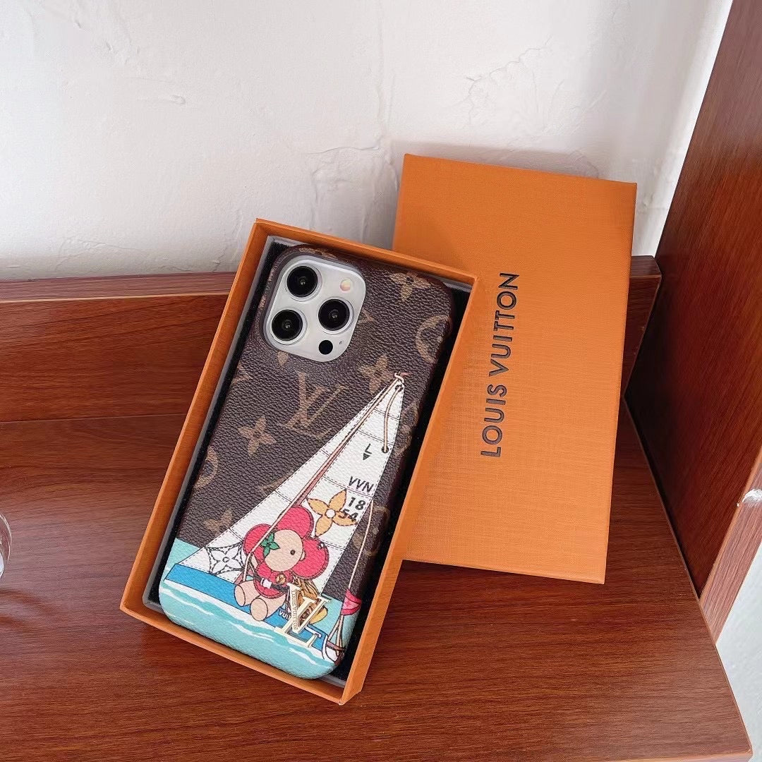 Custodia per iPhone con design di barche