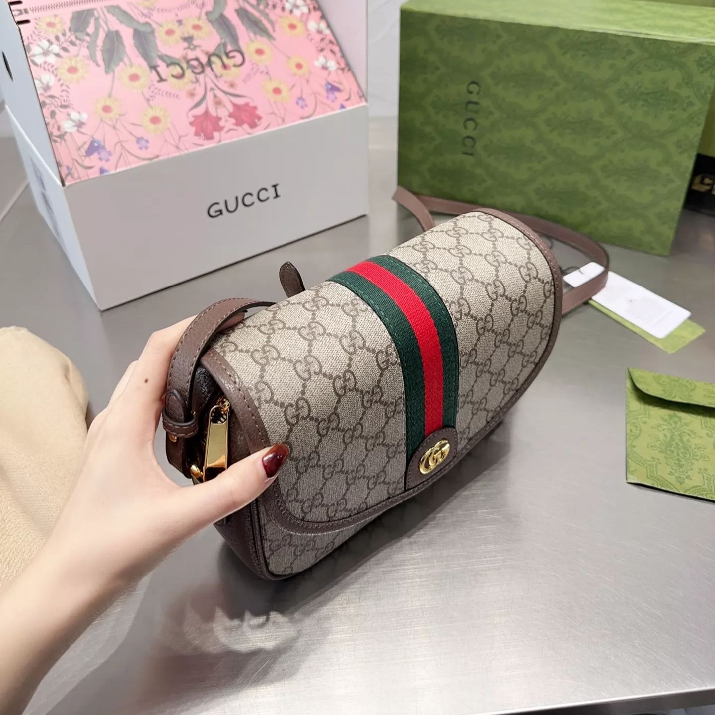 Borsa da sella di grande capacità serie Ophidia
