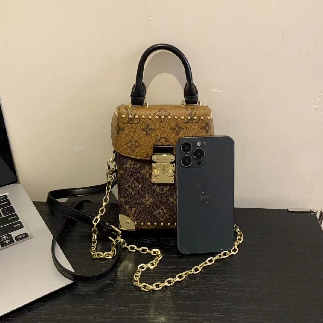 Borsa portatile metallica alla moda