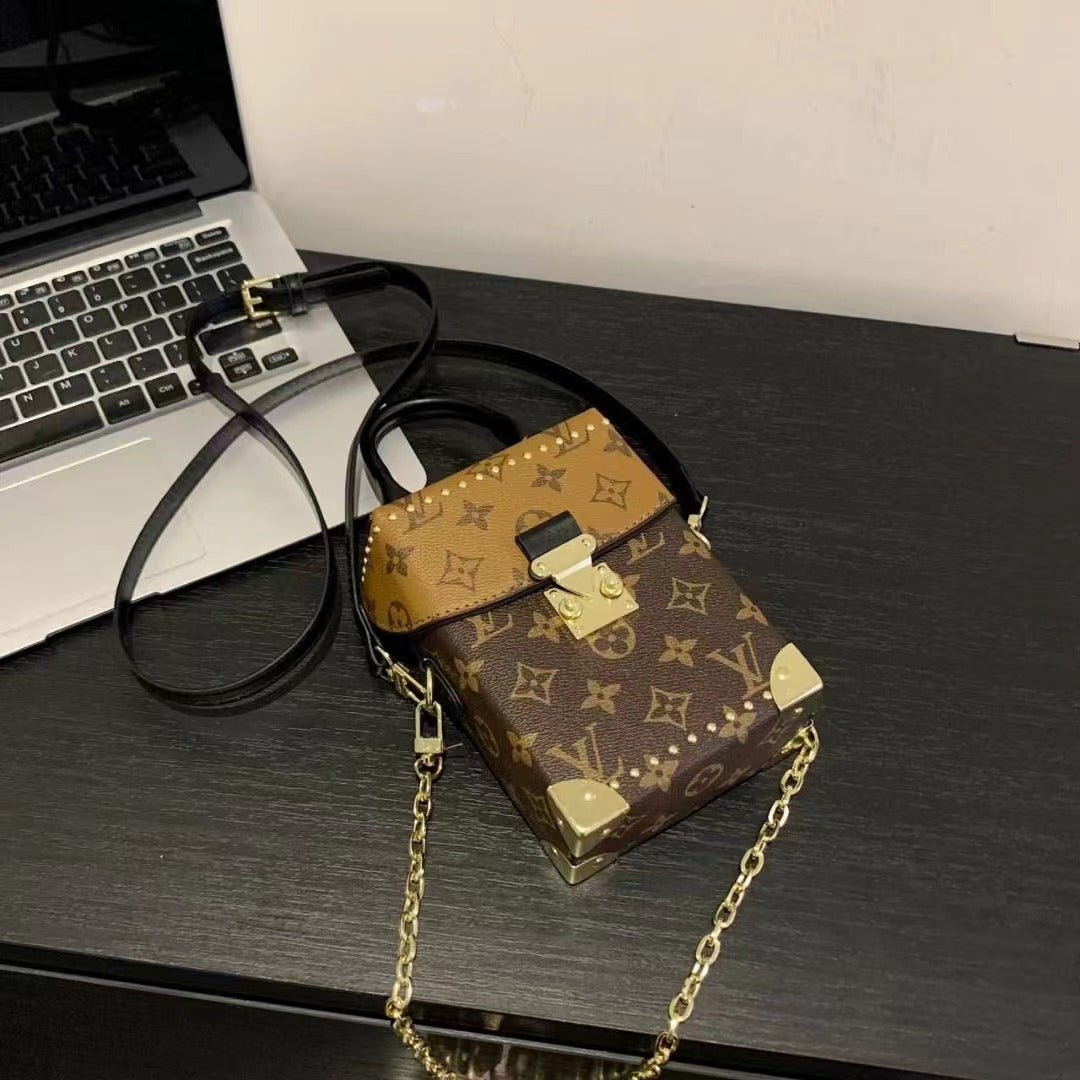 Borsa portatile metallica alla moda