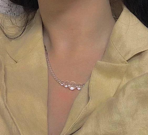 Choker trasparente "Eva"